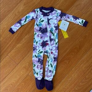 Floral Purple One Piece for Baby